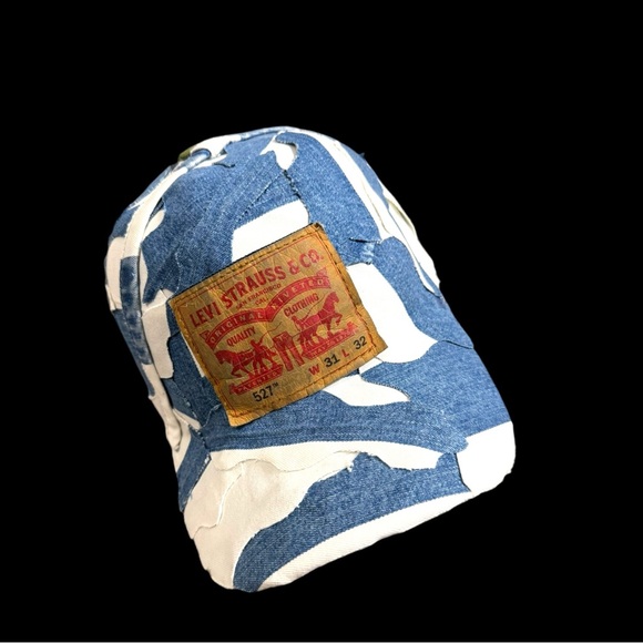 Unisex Custom made patchwork denim cap - Picture 13 of 16